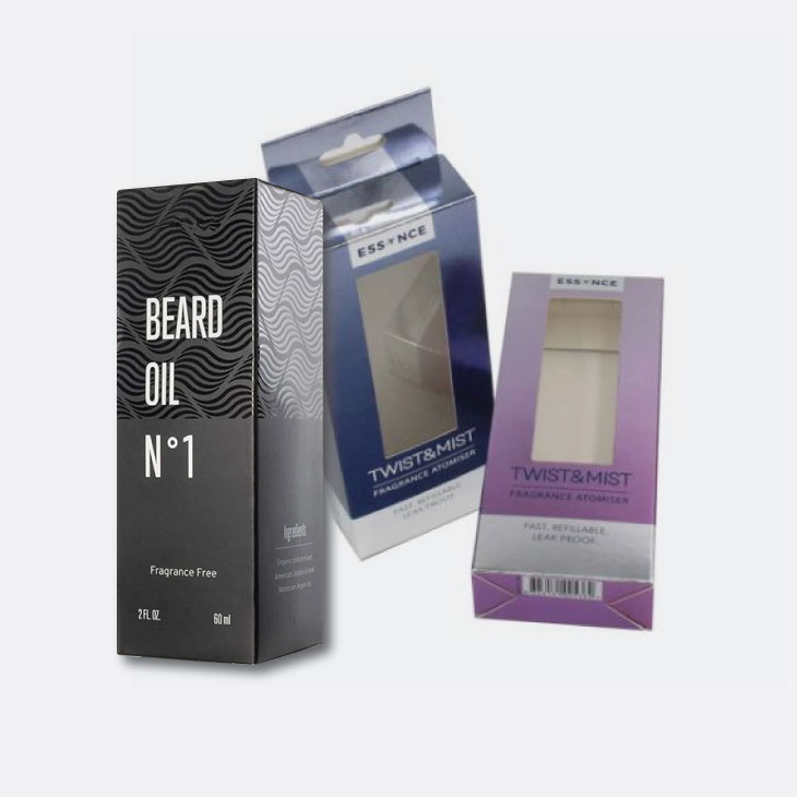 Beard Oil Boxes Packaging