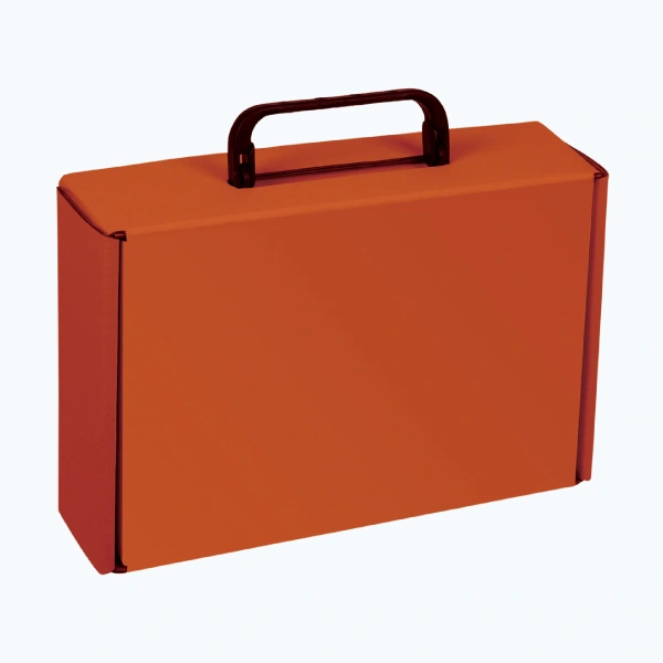 Brief case tab in box design