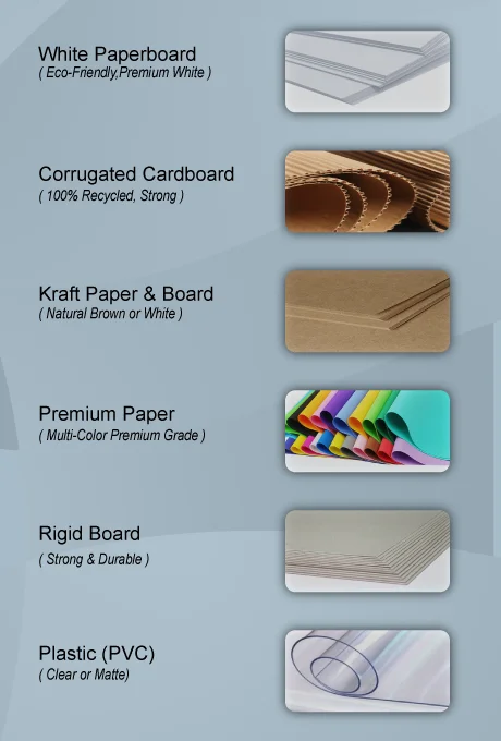 Compare Diecut Box Materials