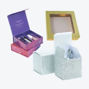 Custom glitter boxes