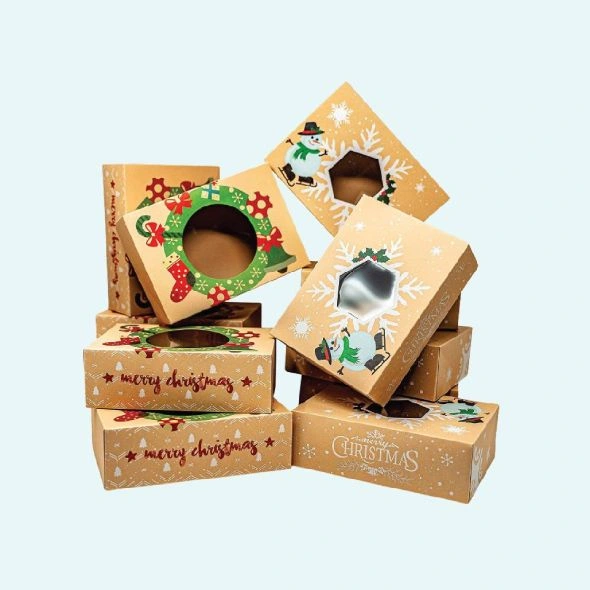 Custom Xmas Cookie Boxes