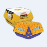 Printed burger boxes