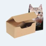 Printed cat food boxes