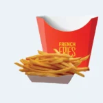 Printed french fry boxes