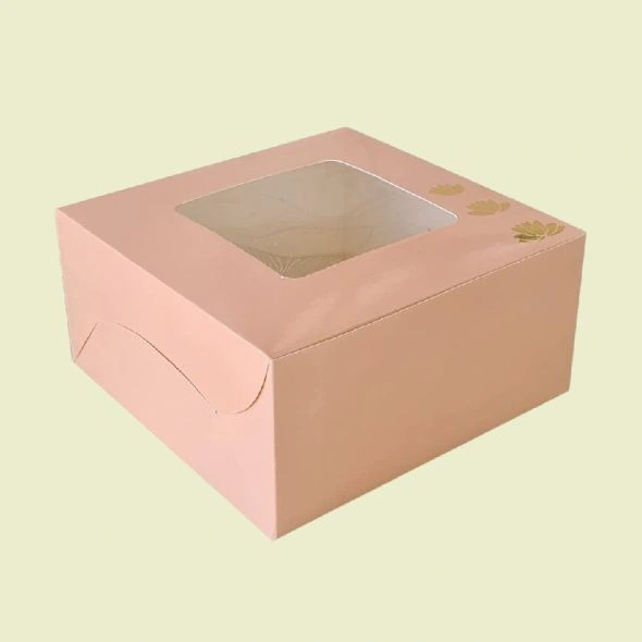 Printed Pink Cookie Boxes