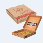 Printed pizza boxes