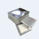 Printed silver foil boxes