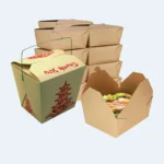 Printed take away boxes