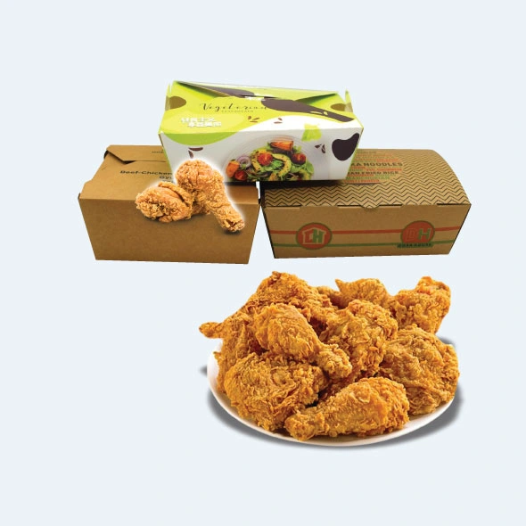 Printed take out boxes