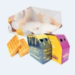 Printed waffle boxes