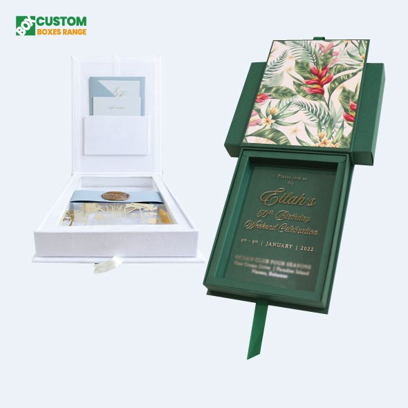 Printed Wedding Card Boxes